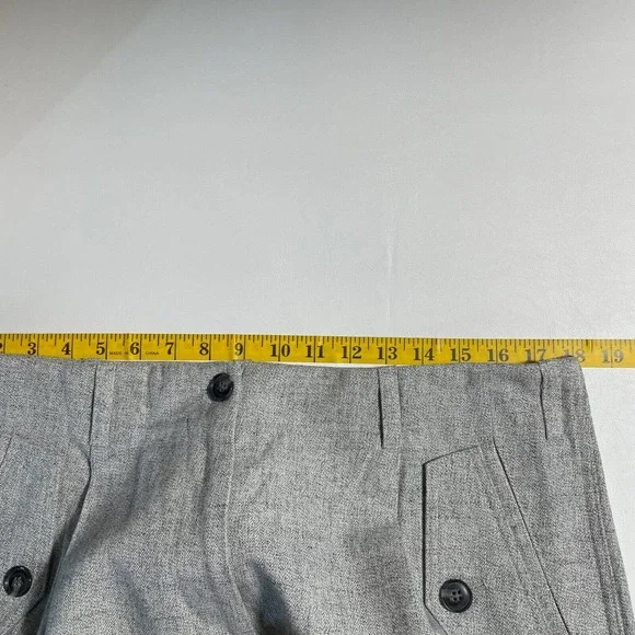 Reiss Brianna Wool Blend Cargo Gray Pants Sz. - Picture 13 of 15